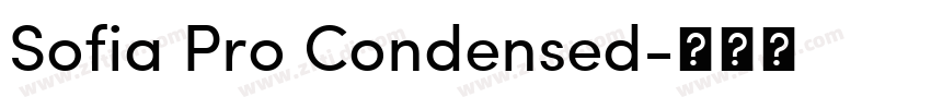 Sofia Pro Condensed字体转换